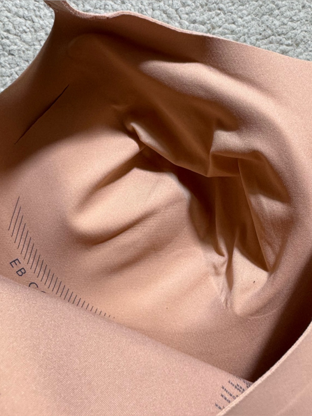 Evelyn & Bobbie Top Womens Medium Structured Scoop Bra Tank Himalayan Salt Tee - Picture 8 of 11